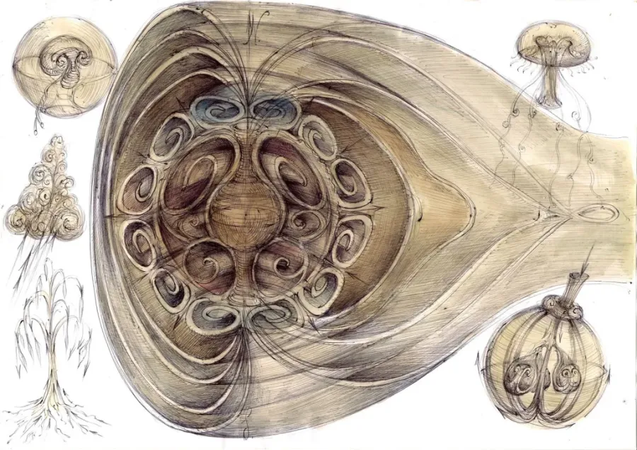 drawing of topological pocket