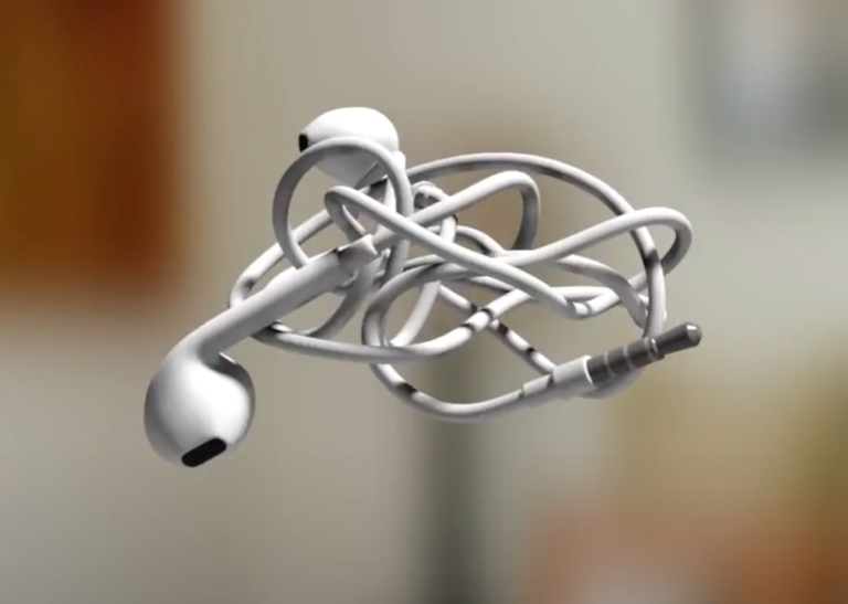 tangled headphones