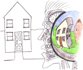 Vision is televisual. It lets us see the remote external world through the medium of an internal replica of it.